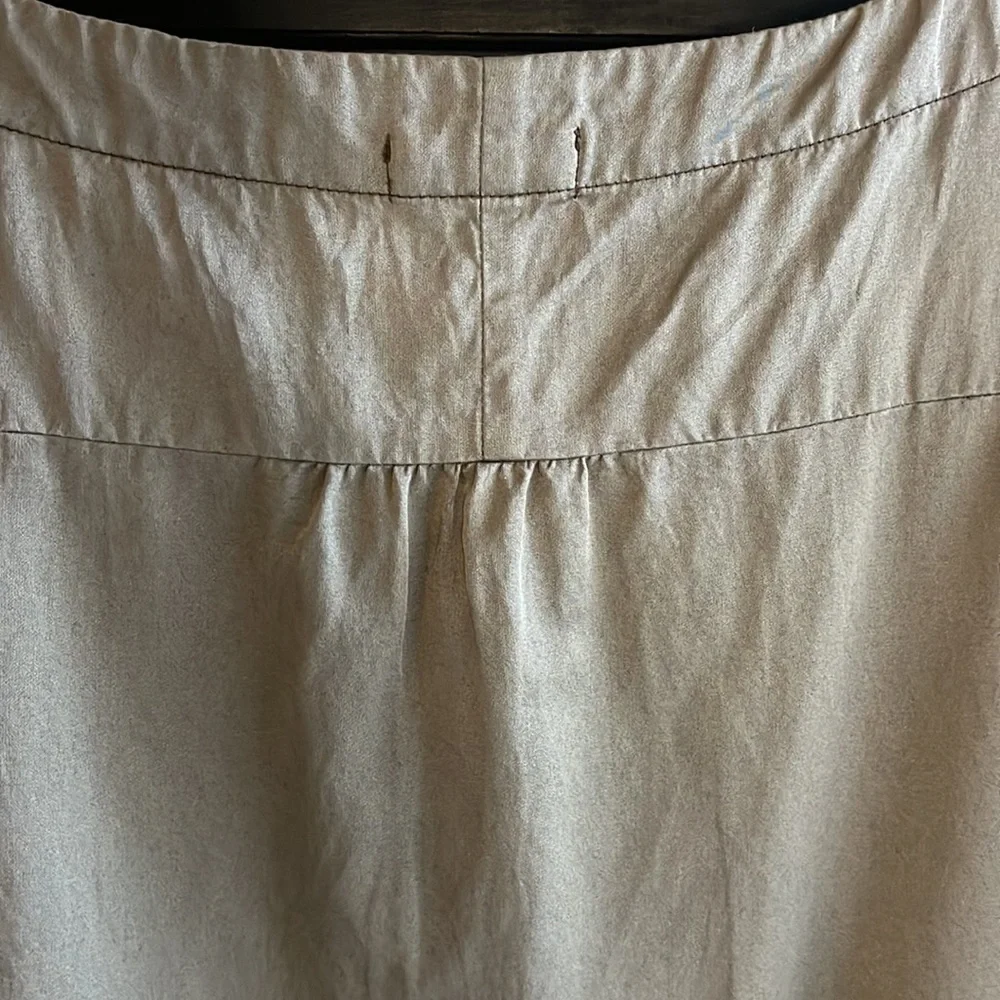 CP SHADES Sz S sage green cotton/silk tee - Picture 3 of 5